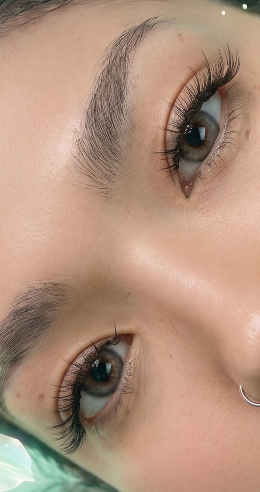Client brow transformation result The Rich Brow