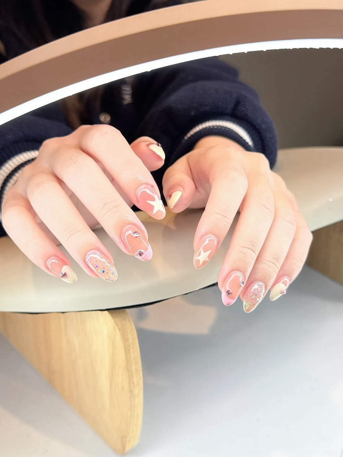 Client nail result The Rich Brow